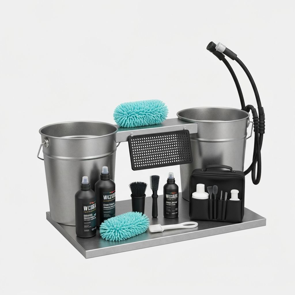 The Two-Bucket Wash Method: Gold Standard - Professional auto detailing guide from One Detail At A Time in San Antonio Texas